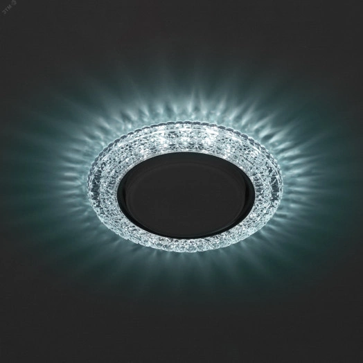 DK LD26 BL/WH Точечные светильники ЭРА декор cо светодиодной подсветкой Gx53, голубой