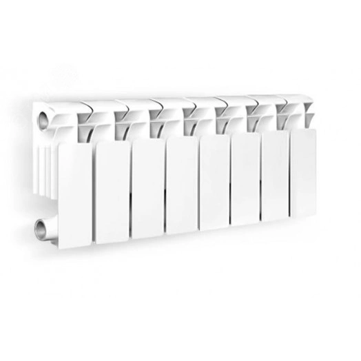 Радиатор алюминиевый секционный 200/100/6 боковое подключение