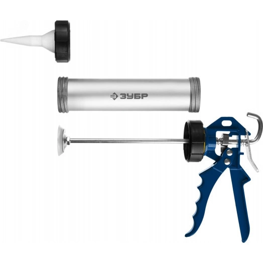 Пистолет для герметика 310 мл универсальный закрытый, алюминиевый корпус, серия Профессионал