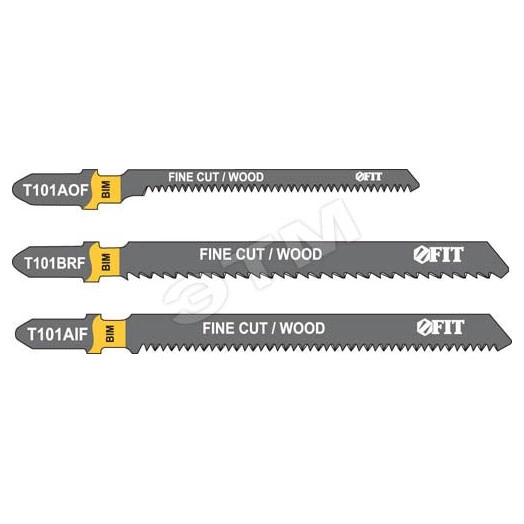 Набор полотен для электролобзика 6 шт (T101BRFx2, T101AOF x2, T101AIF x2)