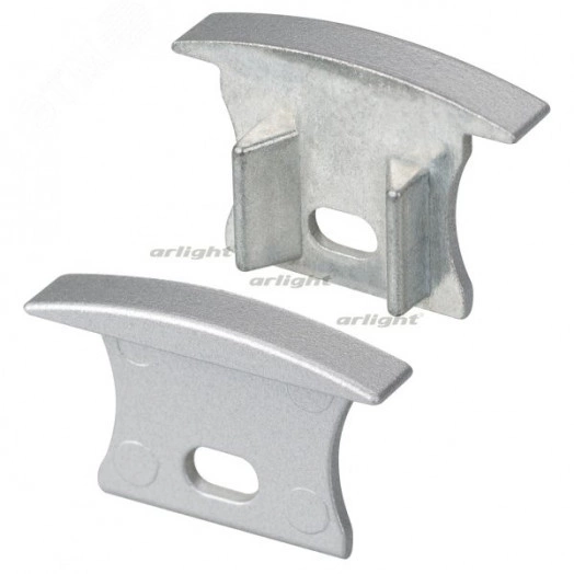 Заглушка ALU-SLIM-H15-F с отверстием (ARL, Металл)