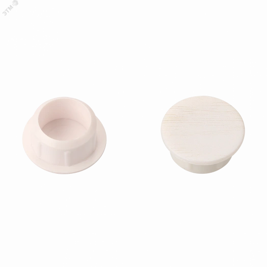 Заглушка на отверстие с текстурой D10 орех пекан светлый (16 шт.)