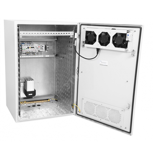Шкаф уличный всепогодный настенный укомплектованный 15U (Ш600хГ500) комплектаци