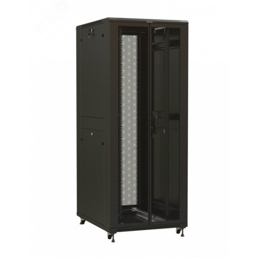 Шкаф TTR-3761-DD-RAL9005  напольный 19-дюймовый 37U 1833x600х1000 мм (ВхШхГ)