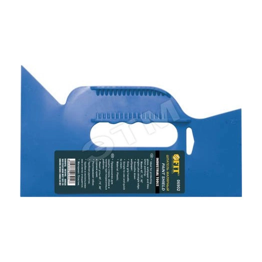 Шпатель прижимной, для разглаживания обоев, пластиковый, синий 255 мм