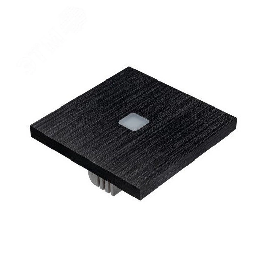 Умный люкс - выключатель, 1 клавиша, черный, с 0