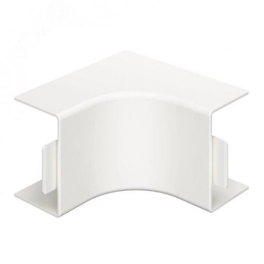 Крышка внутреннего угла кабельного канала WDK 40x60 мм (ПВХ, белый)
