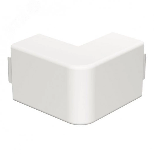 Крышка внешнего угла кабельного канала WDK 40x60 мм (ПВХ, белый)