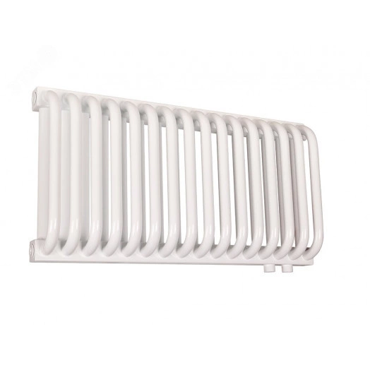 Радиатор стальной двухтрубчатый 300/100/18 нижнее правое подключение белый глянцевый