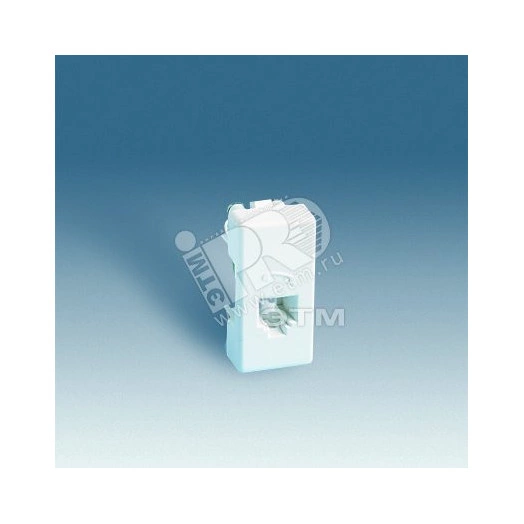 Розетка телефонная RJ-11 узкая, S27, сл.кость