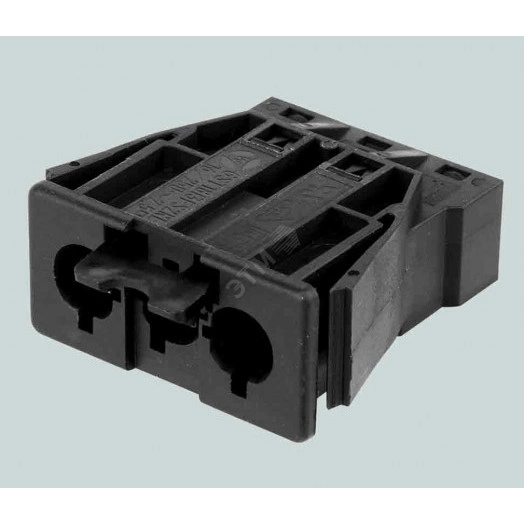 Коннектор “папа”, 3-х проводный, СБСП, безвинтовое соединение, графит