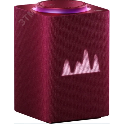 Станция Яндекс Макс Красная (Умная колонка с голосовым помощником)+пульт YNDX-00401. Подписка 3 мес. Амедиатека и Яндекс. Плюс Мульти в подарок.