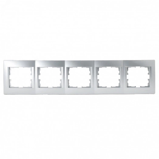 KARINA Рамка 5-ая горизонтальная б/вст матовое серебро (10шт/120шт)