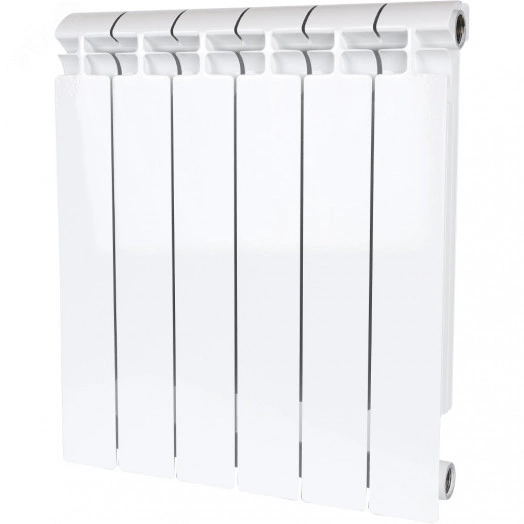 Радиатор биметаллический секционный 500/80/6 боковое подключение