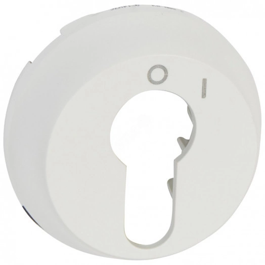 Celiane Лицевая панель выключателя с ключом 2-позиционный белая