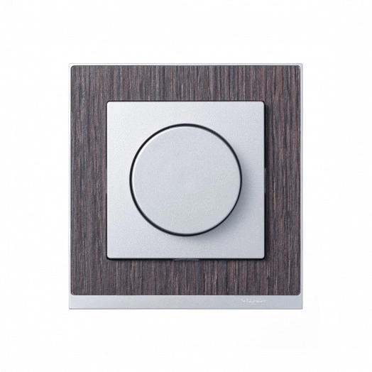 M-Pure Decor Рамка 1 пост венге/алюминий