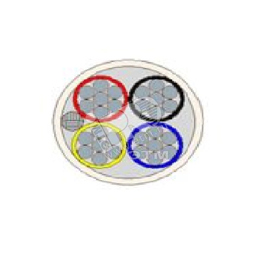 Кабель слаботочный ALARM 6x0.22 для систем сигнализации (100м)