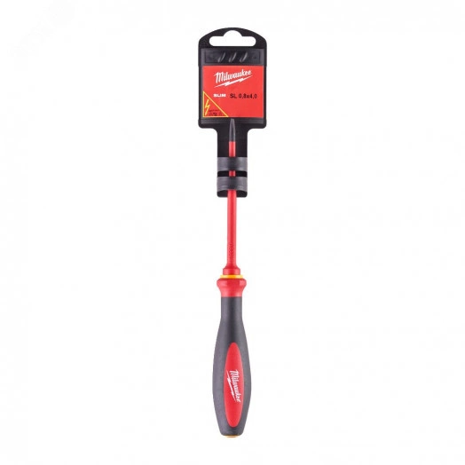 Отвертка изолированная тонкая VDE SL 0.8x4x100