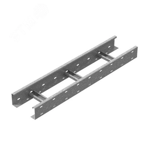 Лестничный лоток кабельрост 600х85х6000, толщ. 2,0 мм, Сендзимир цинк