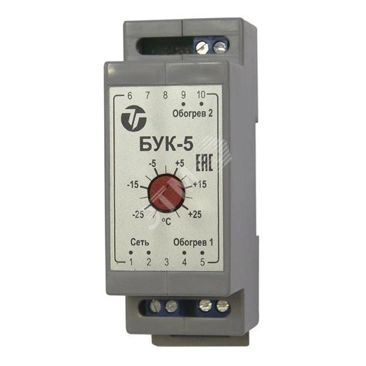 Блок управления климатом для обогревателей (до двух) АС 250В