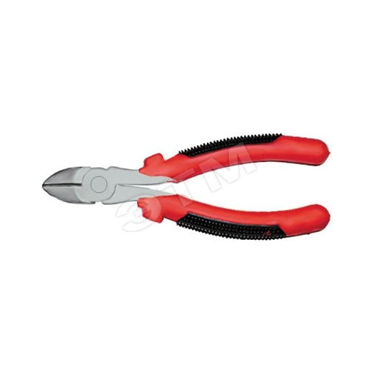 Бокорезы ''Стандарт'', красно-черные пластиковые ручки, полированная сталь 165 мм