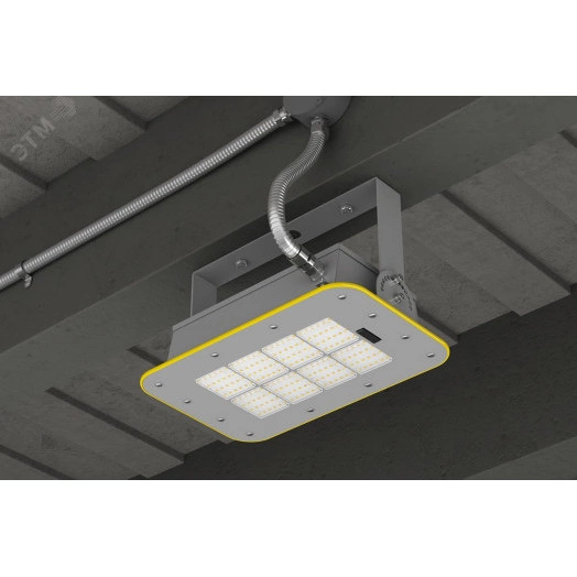 Светильник LED KEDR СБУ 2.0 ЕХ DC низковольтный 100Вт 15700Лм 5,0К КСС Ш прозрачный рассеиватель IP67