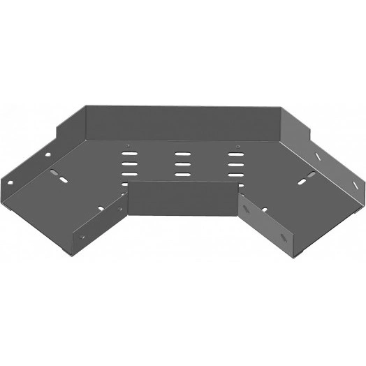 Лоток угловой замковый  перфорированный КГЗ 150х85-90 УХЛ1 поворот на 90 горячий цинк (толщина покрытия 40 -120мкм) S1.5