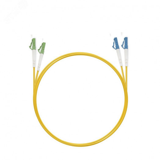 Шнур оптический duplex 2м LC/APC-LC/UPC 9/125 sm  LSZH FOP(d)-9-LC/APC-LC/UPC-2m