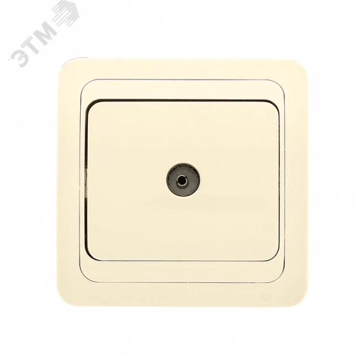 Лондон Розетка TV 75Ом 5-862МГц бежевая