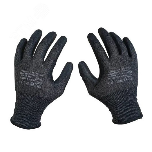 Перчатки для защиты от порезов и механических воздействий SCAFFA DY1850-PU размер 10