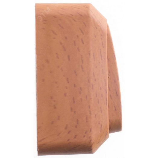 ЭТЮД Выключатель двухклавишный наружный с подсветкой Бук