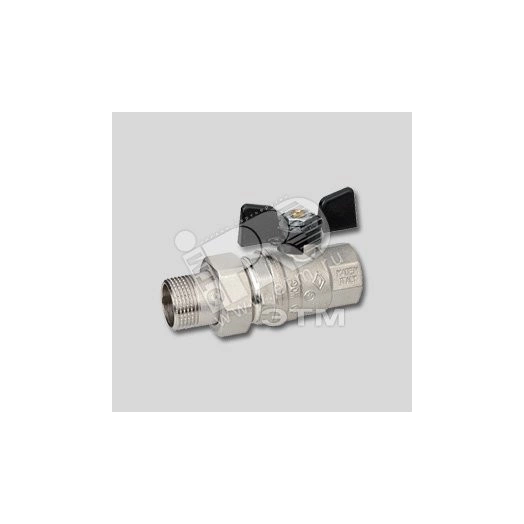 Кран шаровой 3/4' ВН со сгоном бабочка OREGON серия 322 полный проход