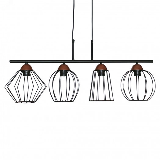 Светильник Конти 241 черн.муар медь НСБ 01-4х60-109 Е27 ИМ