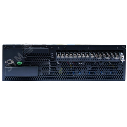 "Источник бесперебойного питания Online серия ХМС 15000 Ва/15000 Вт фазы 3/3 без АКБ Tower/Rack клеммы RS-232, RS-485, ""сухие контанкты"" SNMP"