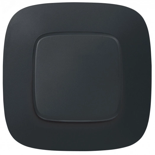 Valena ALLURE Рамка 1 пост матовый черный универсальная