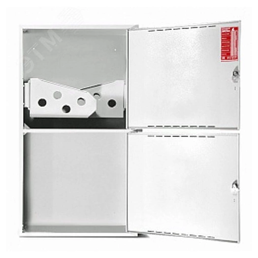 Шкаф пожарный навесной закрытый ПРЕСТИЖ 700х1280х300 белый с двумя кассетами