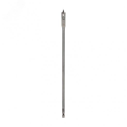 Сверло перовое по дереву 12х300 мм (шестигранный хвостовик)
