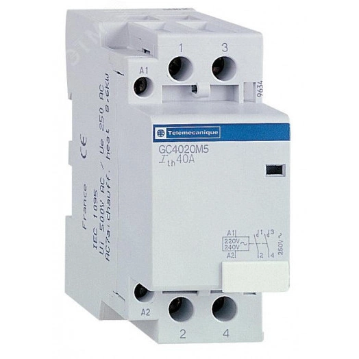 Контактор модульный 4П (2НО+2НЗ) 16А 110В 50ГЦ (6шт)