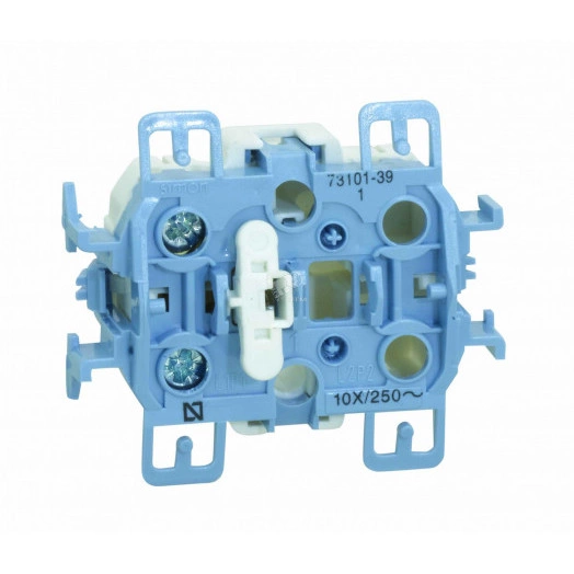 Кнопка клавишная, 10А 250В, S73L, механизм