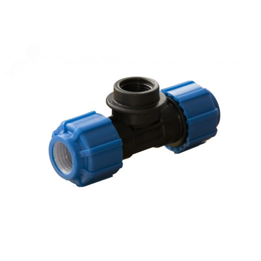 Тройник ПНД компрессионный ВР 50 х 1 1/2' х 50