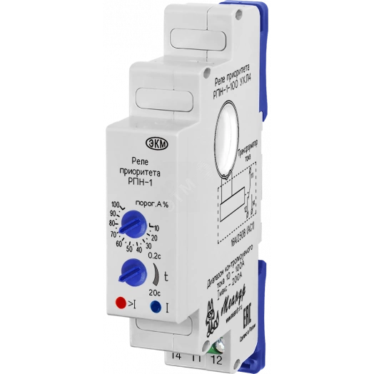 Реле контроля тока РПН-1-100 УХЛ4