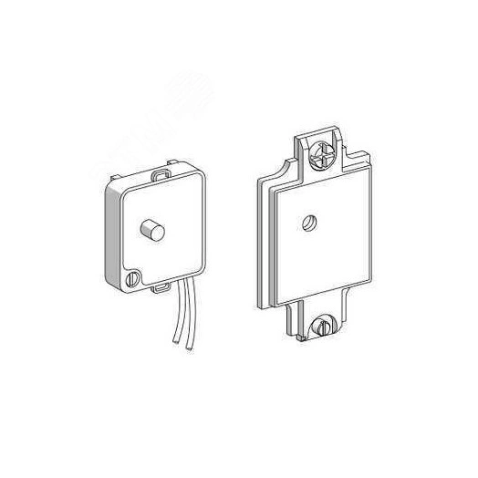 Деталь оранжевого светодиода