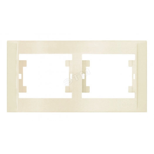 Defne Рамка 2 поста бежевая