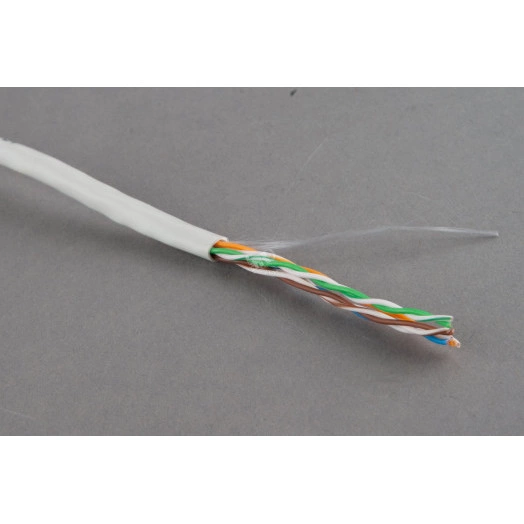 Витая пара UTP U/UTP категория 5e 4 пары 24 AWG одножильный оранжевый PVC (305м)