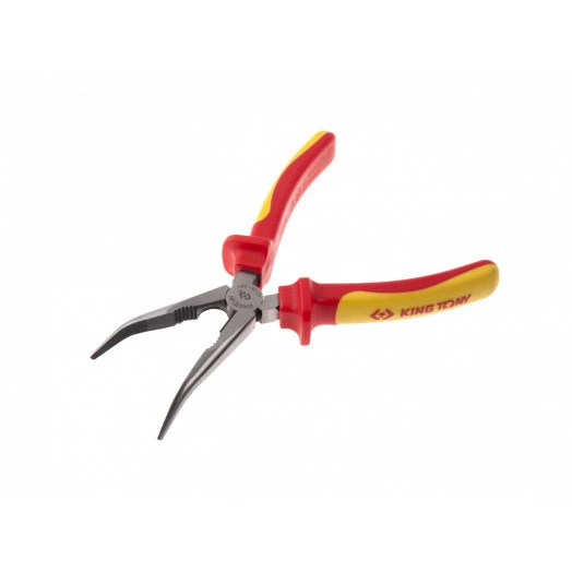 Пассатижи тонконосые 200 мм, загнутые, диэлектрические