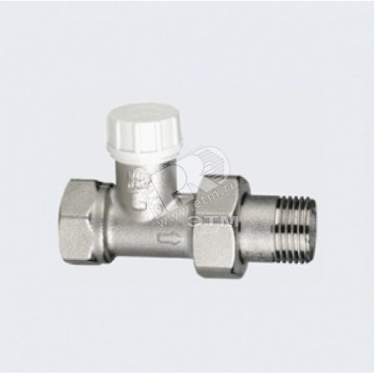 Вентиль на обратную подводку прямой 1/2' ВН