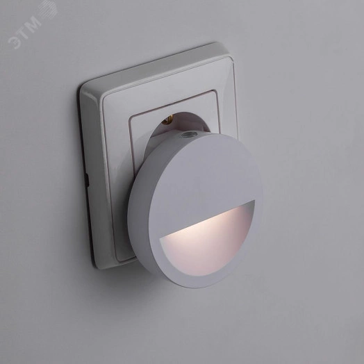 Ночник светодиодный 0.45w круг белый