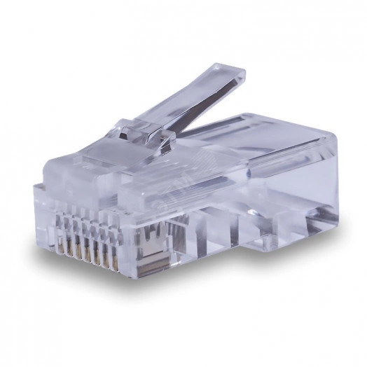 Коннекторы 8P8C (Компьютерные разъемы) U/UTP Cat.5e 3U (RJ-45) Уп. 100шт.