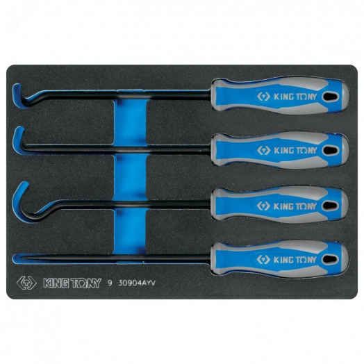 Набор для демонтажа сальников и колец, ложемент, 4 предмета