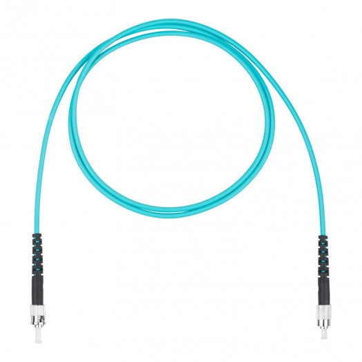Шнур оптический коммутационный (патч-корд), FC-ST симплекс simplex OM3, нг(А)-HF, бирюзовый, 3,0 м